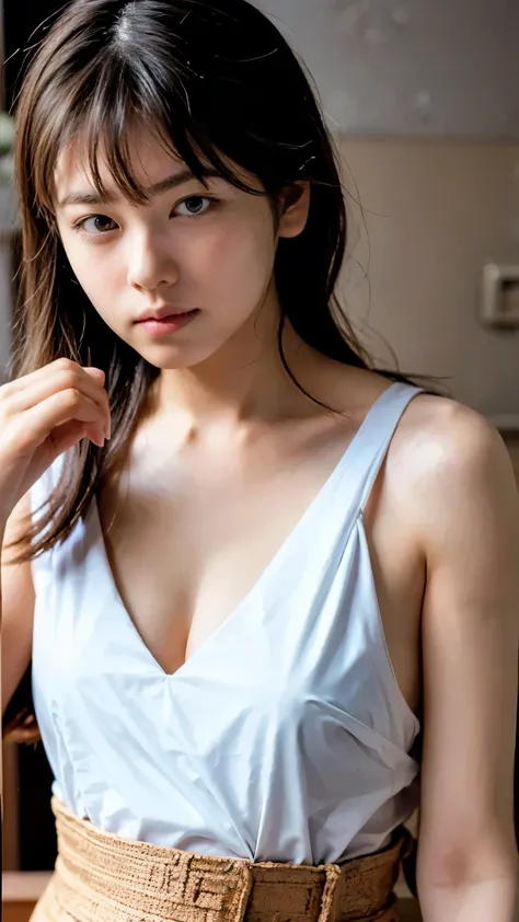 memory correction:2.55, everything is modern:1.66, beautiful japanese woman photo, (((smile))), 20-year-old, oil for straight, o...