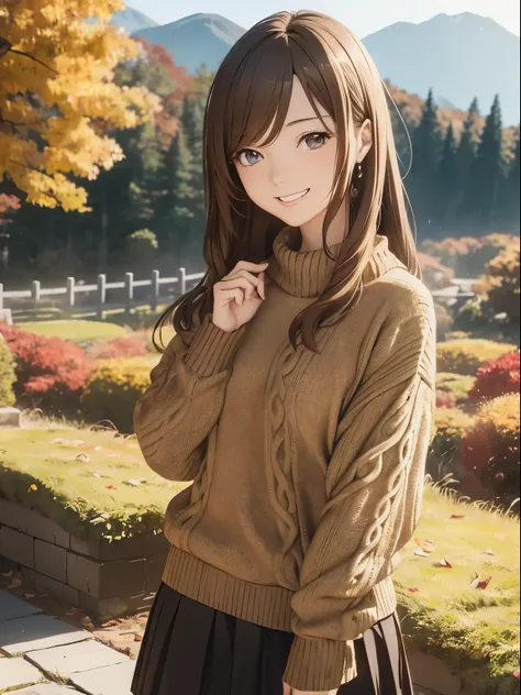 High resolution, 8k, Highest quality, detailed, Semi-realistic anime, Anime 3D Style, Smooth anime CG, One Girl, A 20-year-old Japanese woman, slim, Modeled, Shiny brown hair, detailedな顔, Beautiful and detailed, Glowing Skin, Hard Focus、Film Grain, Soft li...