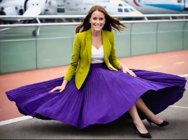 85mm photograph of sarah ferguson, a shy, demure, mature, gentle, loving, comforting, smiling, compassionate, kind, empathic, lo...