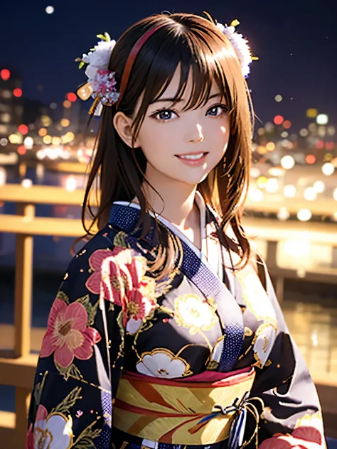 High resolution, 8k, Highest quality, detailed, Semi-realistic anime, Anime 3D Style, Smooth anime CG, One Girl, A 20-year-old Japanese woman, slim, Modeled, Shiny brown hair, detailedな顔, Beautiful and detailed, Glowing Skin, Hard Focus、Film Grain, Soft li...
