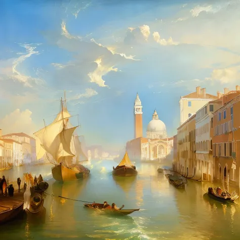 Ships and people々A picture of a canal with, jmw Turner, by inilliam Turner, neoclassic painting, Venice, Turner. Symmetric, joseph mallord william Turner, by J.Meters.in. Turner, by J. Meters. in. Turner, by John Doman Turner, by inilliam Turner of Oxford,...