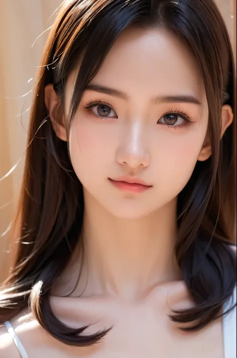 (masterpiece, best quality: 1.2), portrait work of a beautiful, innocent, cute, adorable teenage asian girl with the theme of li...