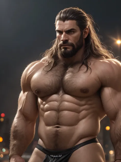 a macho man, huge muscular body, transparent skin, hairy body, (best quality,4k,8k,highres,masterpiece:1.2),(realistic,photorealistic,photo-realistic:1.37),ultra-detailed,HDR,UHD,studio lighting,ultra-fine painting,sharp focus,physically-based rendering,ex...