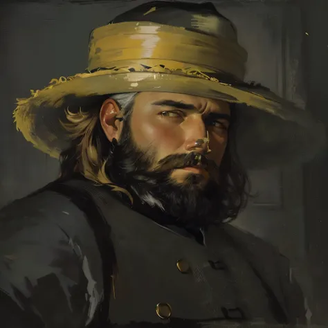 Painting of a bearded man wearing a hat, self-portrait, self-portrait, Caesanne, ポール・Caesanneによる, ポール・Caesanneによる, self-portrait, Caesanneによる, Theodore Chasseriau, Caesanne風, portrait of the man, Works inspired by Władysław Czaczorski