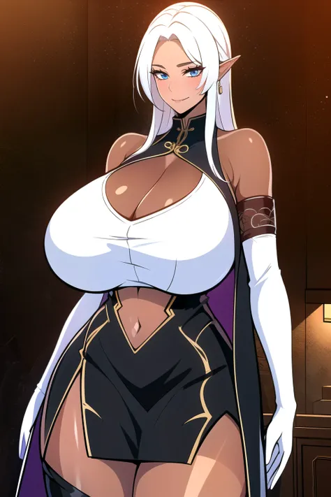 ultra realistic 8k cg, masterpiece, (( intricate detail, highly detailed, fine details best quality, hyperdetailed face)), gigantic breasts ,beautiful lighting, absurdres, BoaHancockV2,  1girl, solo, (white hair : 1.4), long hair, jewelry, closed mouth, ),...