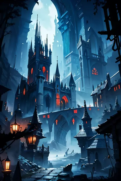 Dark fantasy medieval kingdom 