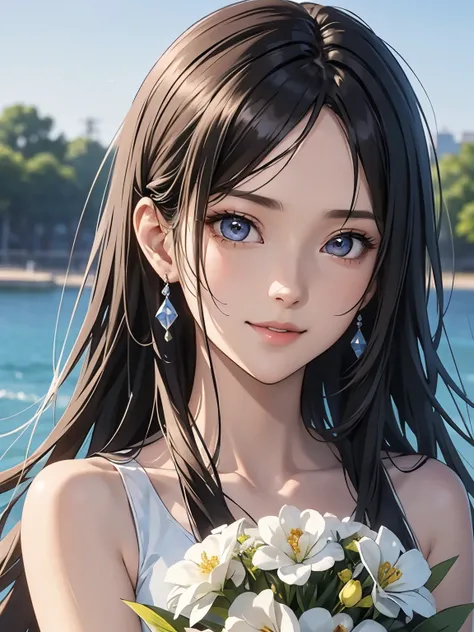 High resolution, 8k, Highest quality, detailed, Semi-realistic anime, Anime 3D Style, Smooth anime CG, One Girl, 20 year old Japanese woman, slim, Modeled, Shiny Hair, detailedな顔, Beautiful and detailed, Glowing Skin, Hard Focus、Film Grain, Soft lighting, ...