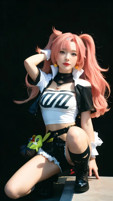 best quality, masterpiece,Ultra-high resolution,Clear face,（Reality：1.4），Fupert Lighting，Three-quarters of the body(The thighs can be seen), (Reality:1.50), Anime Wallpaper, Guvitz style artwork, Masking fantasy to magic , author：Yang J, Guvitz, Beautiful ...
