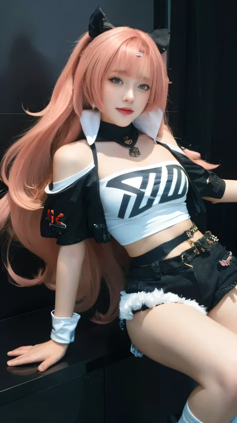 best quality, masterpiece,Ultra-high resolution,Clear face,（Reality：1.4），Fupert Lighting，Three-quarters of the body(The thighs can be seen), (Reality:1.50), Anime Wallpaper, Guvitz style artwork, Masking fantasy to magic , author：Yang J, Guvitz, Beautiful ...