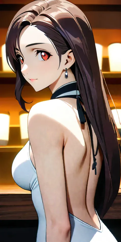 (((((tifa lockhart:1.5))))),((Highest quality、masterpiece、anime style、best quality、high resolution、8k、detailed、ultra-detailed:1.3))、Beautiful woman with perfect figure:1.4、(Smiling:1.2), double eyelid、30-year-old female、((((One Woman,beautiful face,Beautif...