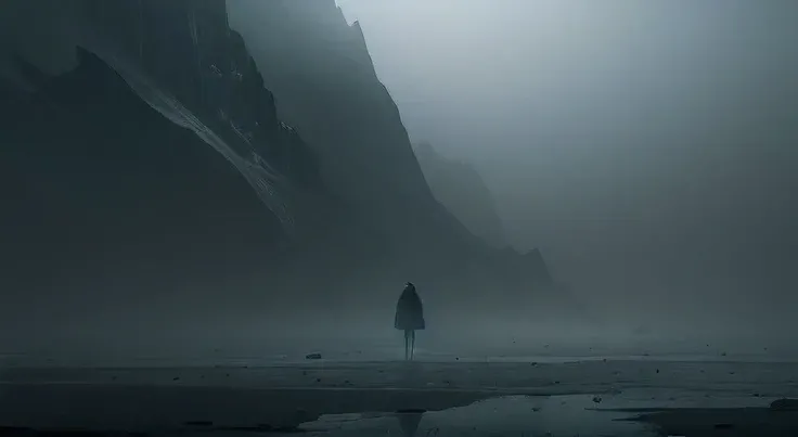 loneliness and hard fog, surreal elements