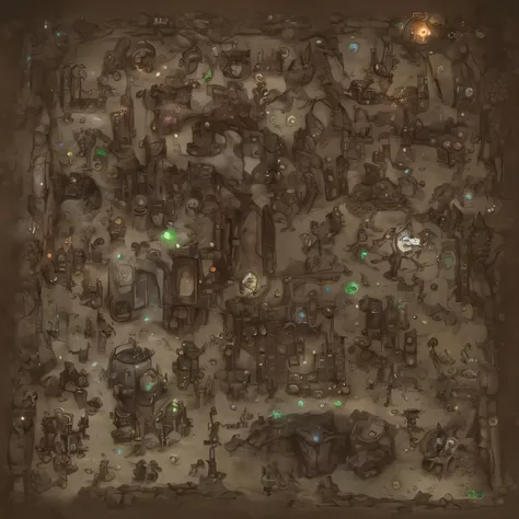 A fantasy machine for creating equipment found in a dungeon