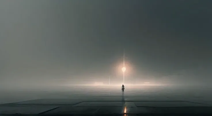 loneliness and hard fog, surreal elements