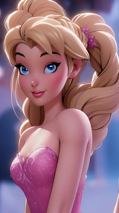 elsa, (perky breasts), (((small breasts))), affected smile:1.2, beautiful blue eyes, (perfect iris), depth of color in his eyes,...