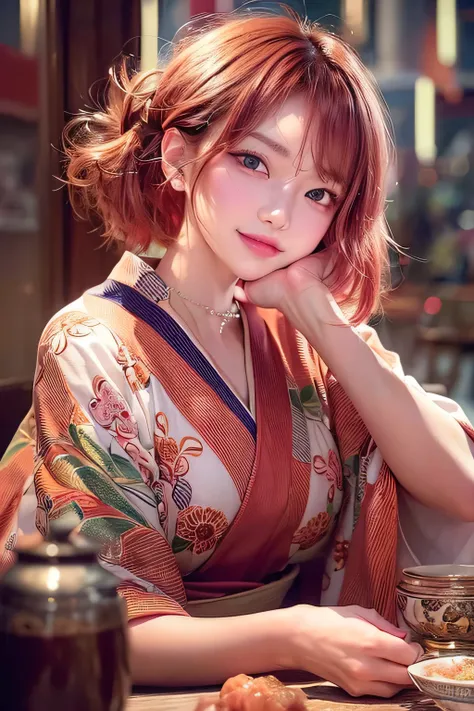 masterpiece, 1 Beautiful girl, Fine grain, highest quality, Ultra High resolution, (reality: 1.4), Cinema Lighting, Beautiful Skin, (Ultra-realistic), (High resolution), (8k), (Very detailed), ( Best illustrations), Pouting slightly,  (Crystal colorful lig...