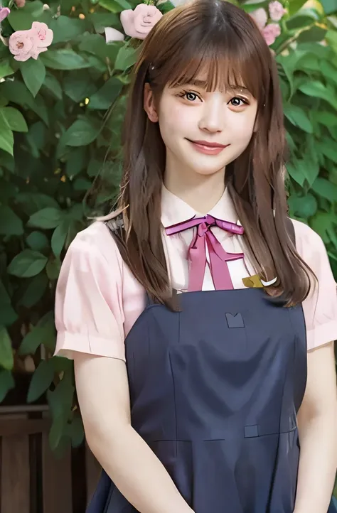 nogizaka's uniform，garden，upper body