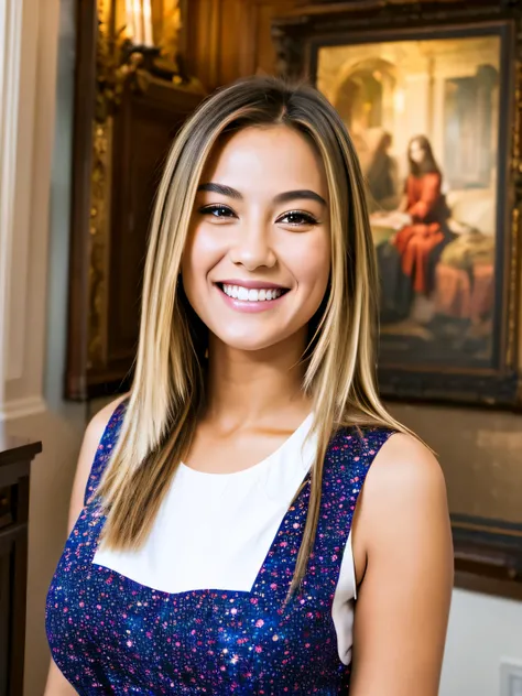 (masterpiece, best quality:1.3), 1girl, solo,l, smiling at viewer
