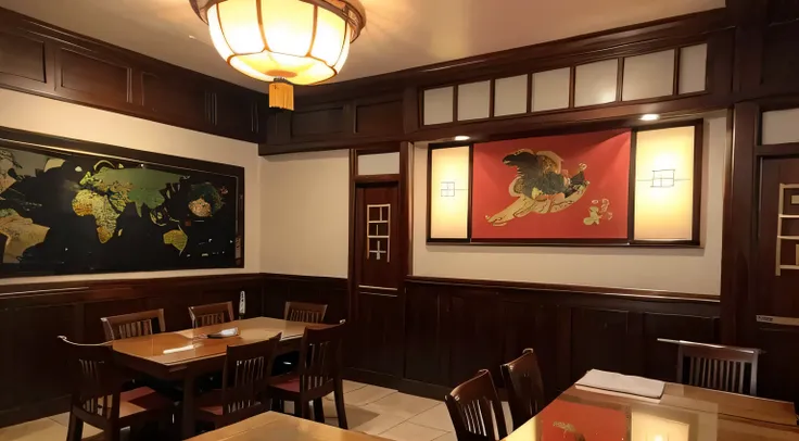 Chinese restaurant environment map