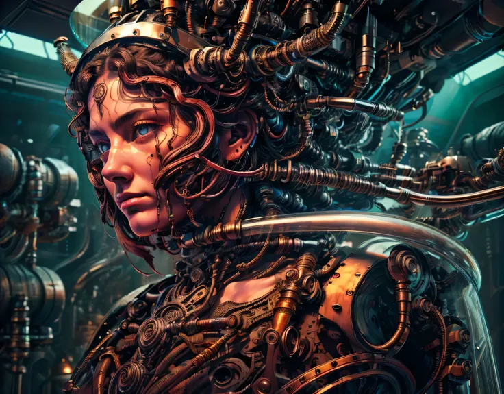 (masterpiece), (great), (extremely fine), wallpaper, marco rococo, giger, ultra defined, ultra realistic, transparent, portrait,...