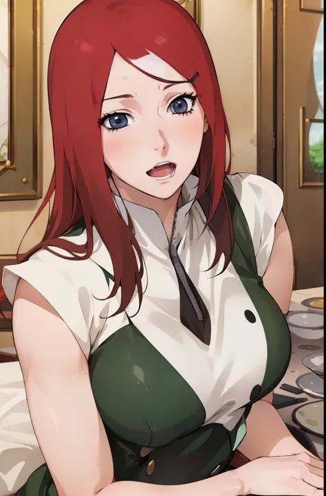 ((best quality)), ((masterpiece)), (detailed), perfect face, sexy, attractive, ((4k)), big , uzumaki kushina