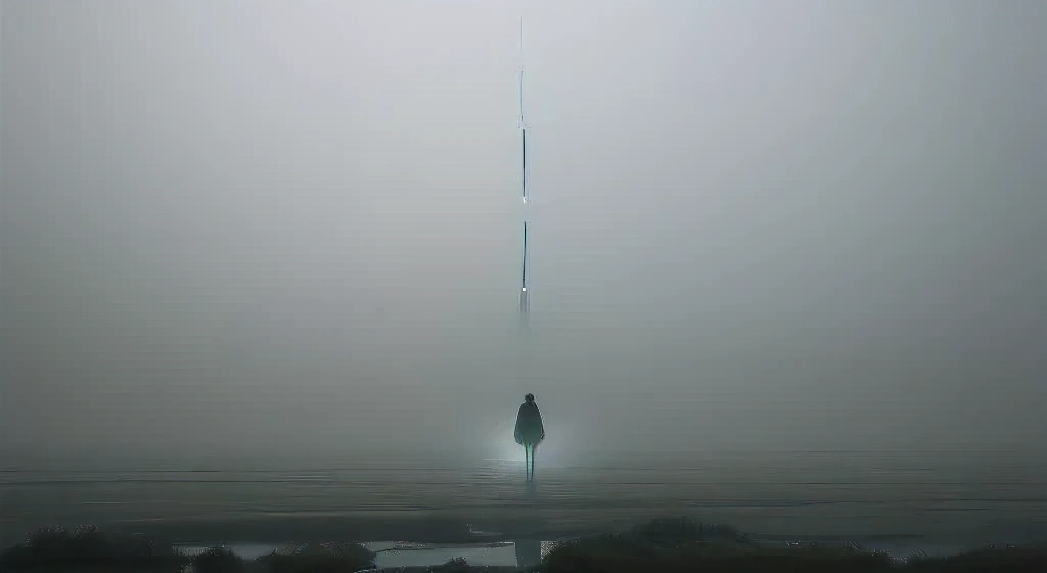 loneliness and hard fog, surreal elements