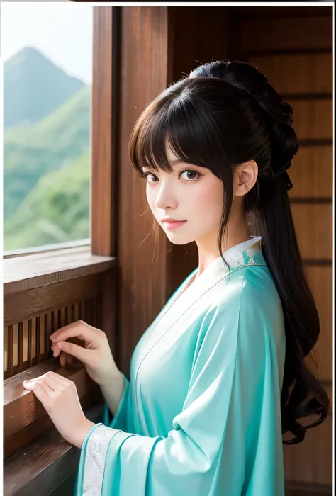 A beautiful princess from the Kamakura period with an anime touch