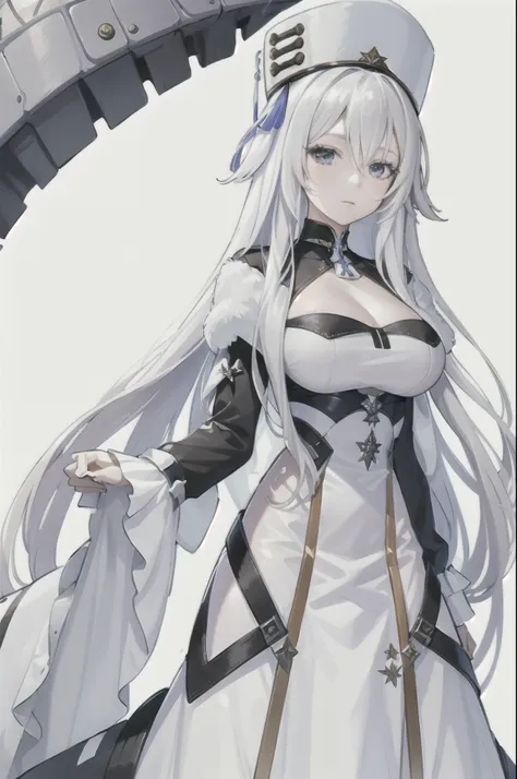 (masterpiece, top quality, best quality, official art, beautiful and aesthetic:1.2), (1girl, sovetsky soyuz \(azur lane\), hat, ...