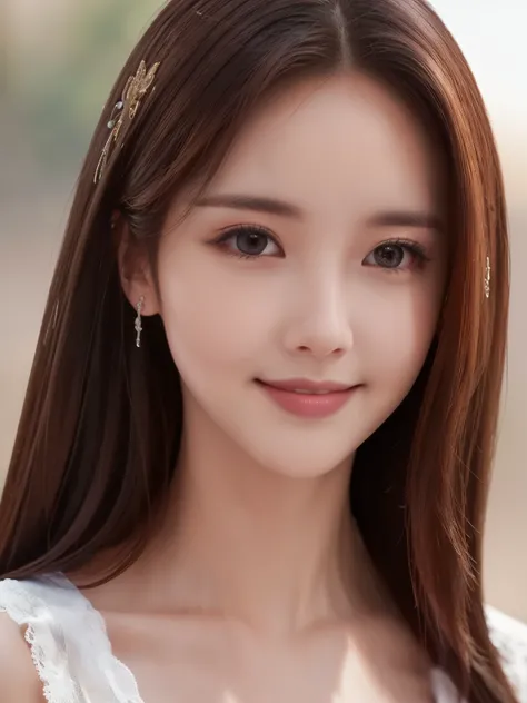 1woman,28yo,Close up,Detailed details,、high resolution、high quality、Perfect dynamic composition、Beautiful detailed eyes、Natural Color Lip、1 persons、Transparent skin、Glowing hair、smiling,masterpiece、Best Quality、finely detail、high resolution、8K、