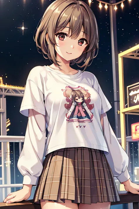 anegasaki nene、Shiny brown hair, short hair, (Beautiful brown eyes、Sparkling eyes, Fine grain)、smile、Ultra-detailed eyes、Very detailed顔, Very detailed目,
(One girl, alone, alone),, Very detailed, Soft indirect lighting, 4K, Perfect Eyes,Perfect lighting,
...