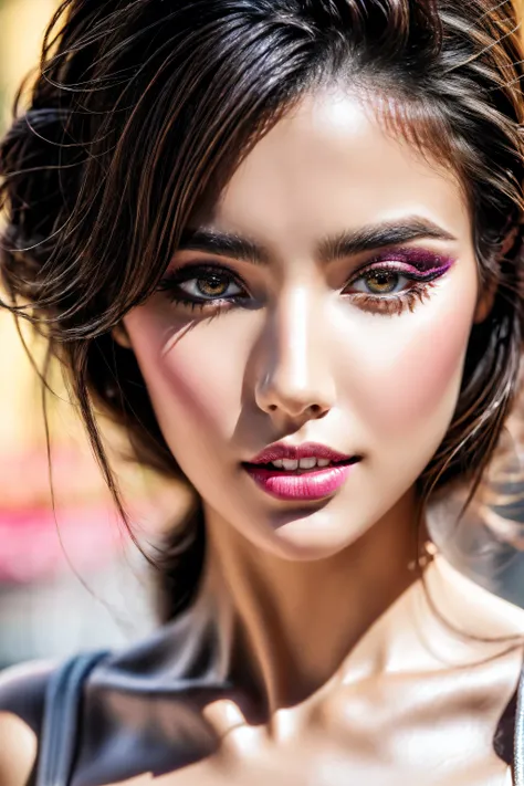 Realistic (photorealistic Realism), (high resolution), ((intricately detailed digital art)). (ultra realistic texture details: velvety skin, hair.), (ultra quality), professional photography, (glamour shot of Japanese woman:1.3), (intricately detailed real...