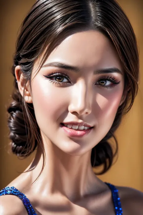 Realistic (photorealistic Realism), (high resolution), ((intricately detailed digital art)). (ultra realistic texture details: velvety skin, hair.), (ultra quality), professional photography, (glamour shot of Japanese 1woman:1.3), (intricately detailed rea...