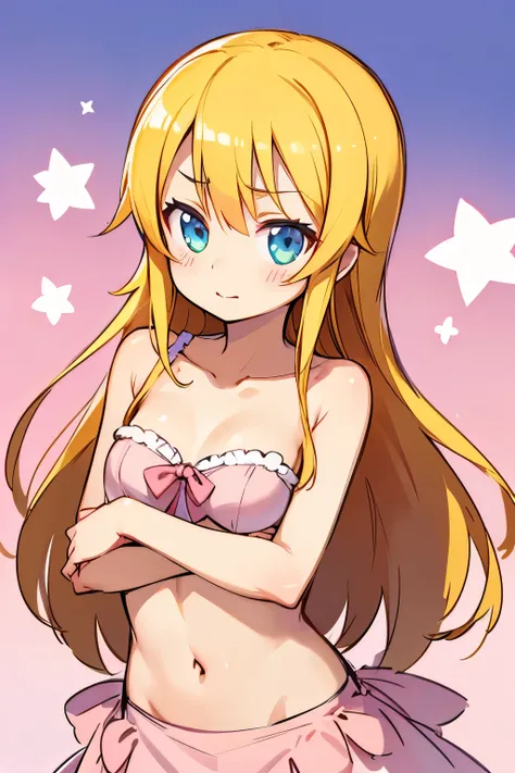 high quality.

top less.

pointed nippl.

The left and right chest are very far apart.

great big chest.

oreimo,

kirino,