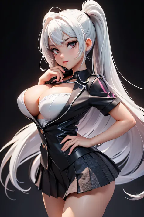 Create an image of (((fully body: 1.5))), high quality and extremely professional with the typical hentai manga illustration trend of artist Masahiro, using 8K resolution. The scene should be lit with a soft twilight light.., providing a mystical and intri...