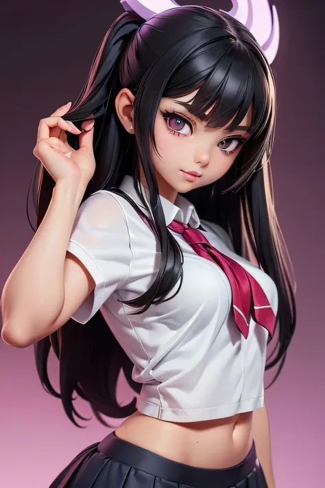 Create an image of (((fully body: 1.5))), high quality and extremely professional with the typical hentai manga illustration trend of artist Masahiro, using 8K resolution. The scene should be lit with a soft twilight light., providing a mystical and intrig...