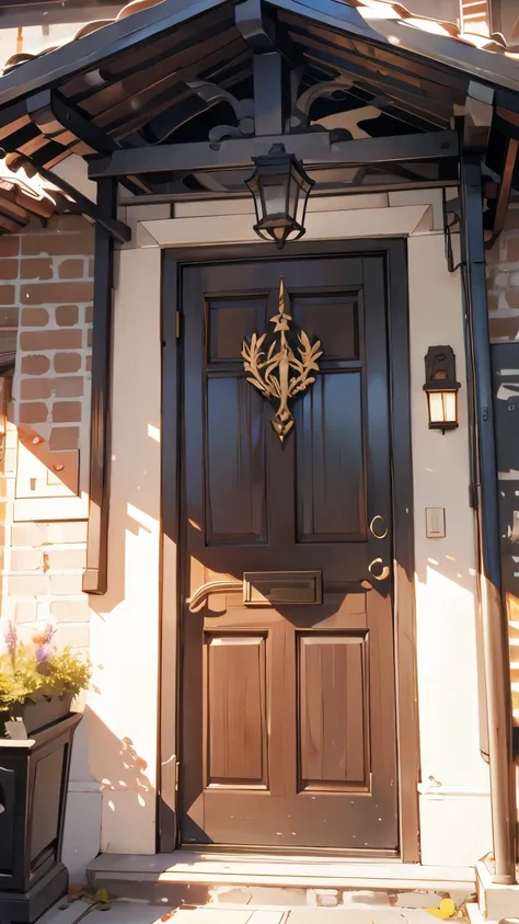 background,House entrance porch