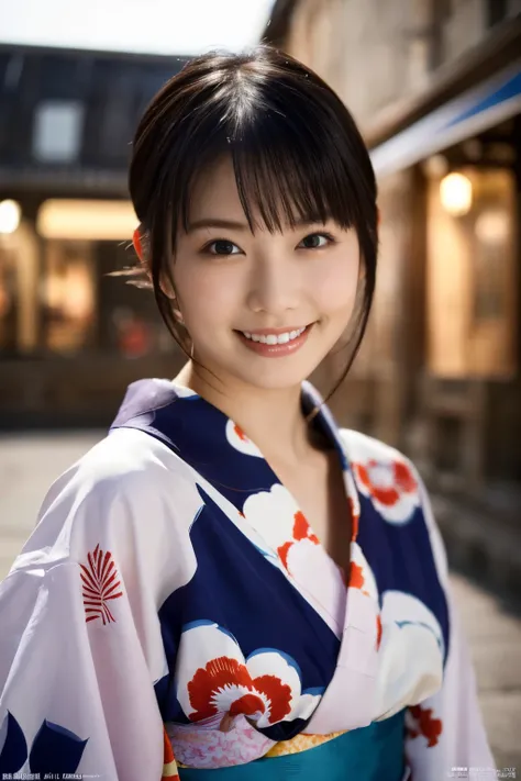 1 girl, (She is wearing a cute yukata:1.2), Very beautiful Japanese idol portraits,
(RAW Photos, Highest quality), (Realistic, Realistic:1.4), (masterpiece),
Very delicate and beautiful, Very detailed, 2k wallpaper, wonderful, finely, Very detailed CG Un...