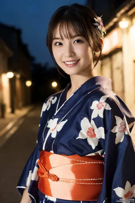 1 girl, (She wears a cute yukata:1.2), Very beautiful Japanese idol portraits,
(RAW Photos, Highest quality), (Realistic, Realistic:1.4), (masterpiece),
Very delicate and beautiful, Very detailed, 2k wallpaper, wonderful, finely, Very detailed CG Unity 8...