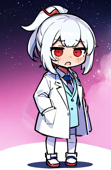 scientist white coat