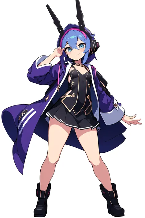 [(NO BACKGROUND:1.5),::5] (WHITE BACKGROUND:1.5), [(HEADGEAR:1.5)::,5] (small breasts:1.5) [(DYNAMIC POSE:1.5),::5] (full body:1.5), (1girl:1.5), solo, looking at viewer, (coat, robe, wizard robe, clothes, shirt, contemporary, modern, science fiction, futu...