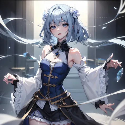 girl, solo, （trench jack）、kilt skirt、
a extremely delicate and beautiful girl, Perfect details, super fine illustration, Close-up of girl, Girls Front, Close-up shots, head tilt, neat figure, very short hair, short wavy delicate hair, asymmetrical bangs, e...