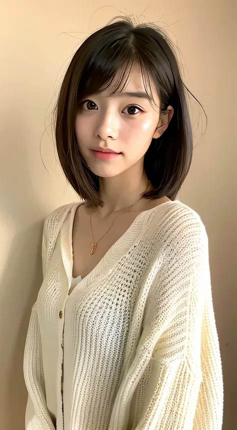 (best quality、8k、32k、masterpiece、reality:1.4、hum:1.2)、cute photos of japanese women、large target:1.4、super short bob hairstyle、e...