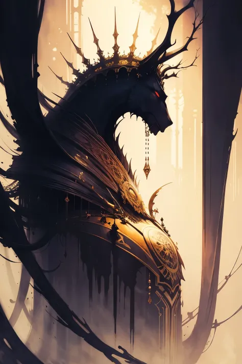 the emperor, illustration by anne bachelier