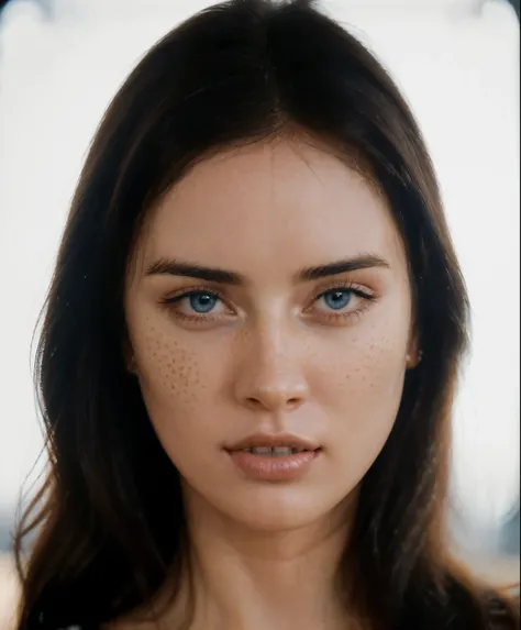 (best quality, hyperdetailed photography:1.2), beautiful lady, freckles, natural makeup, soft light, pink lips, blue eyes, perfect face ,head portrait, cover, (detailed beautiful face, detail skin texture, ultra-detailed body:1.1) sexy girl,,,, realistic s...