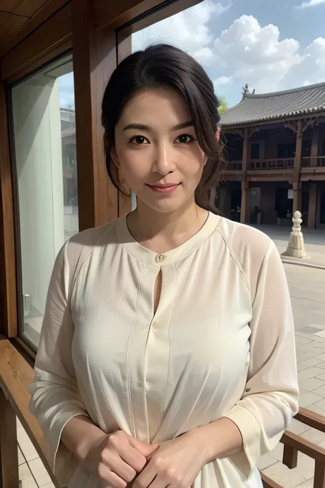 (In 8K, Highest quality, masterpiece:1.2), (Realistic, Photorealistic:1.37), Ultra-detailed, Natural light, , 1 person, 4 woman, Black Hair,Less exposure, Highly detailed face and skin, Detailed eyes, Highly detailed face and skin、Take a full-body photo、co...