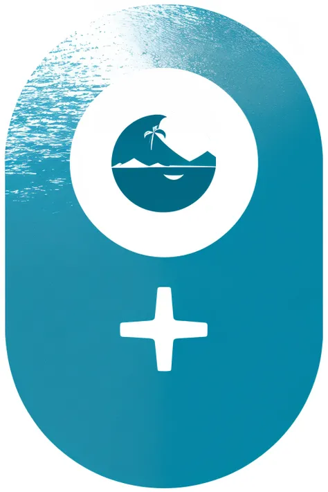 icon based on the sea, ocean or island white background
