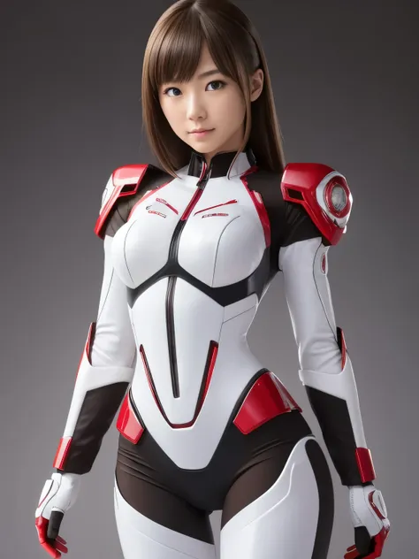 high quality ,High resolution,masterpiece:1.2), Very detailed, Realistic:1.37, (Perfect Anatomy), Just like the whole body,One Girl,, Cute perfect beautiful Japanese woman, Transform into a precision robot, BATTLE MODE　Battle Look, Beautiful Eyes, Combat p...