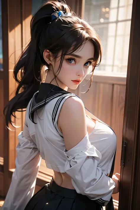 masterpiece, 最high quality, high quality, High resolution, High quality texture, high qualityの影, Attention to detail, Beautiful details, In detail,  Realistic, colorful, Cinematic Light, Side light, Lens flare, Ray Tracing, Sharp focus, (Intricate details,...