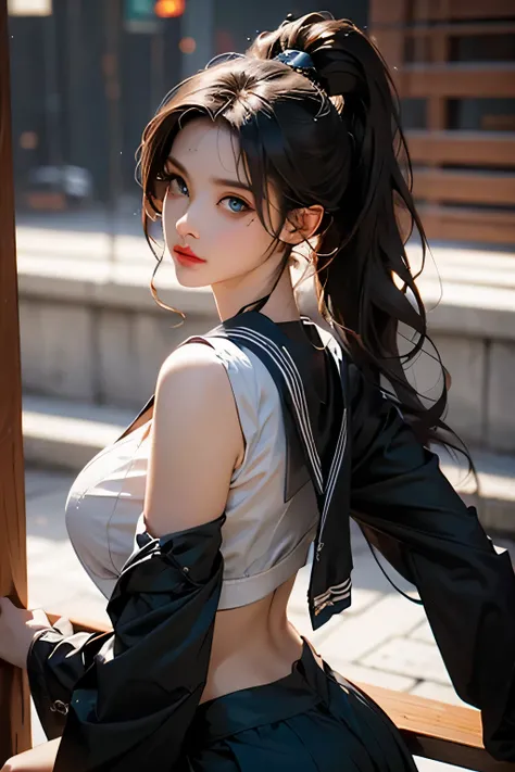 masterpiece, 最high quality, high quality, High resolution, High quality texture, high qualityの影, Attention to detail, Beautiful details, In detail,  Realistic, colorful, Cinematic Light, Side light, Lens flare, Ray Tracing, Sharp focus, (Intricate details,...