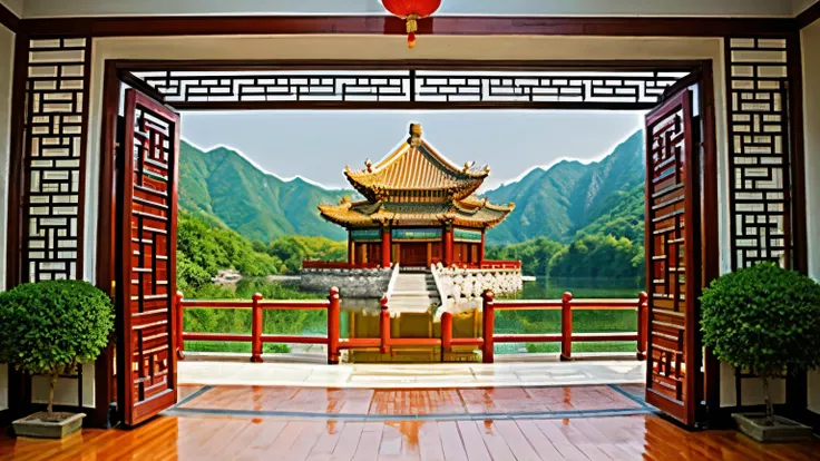 Chinese style wall