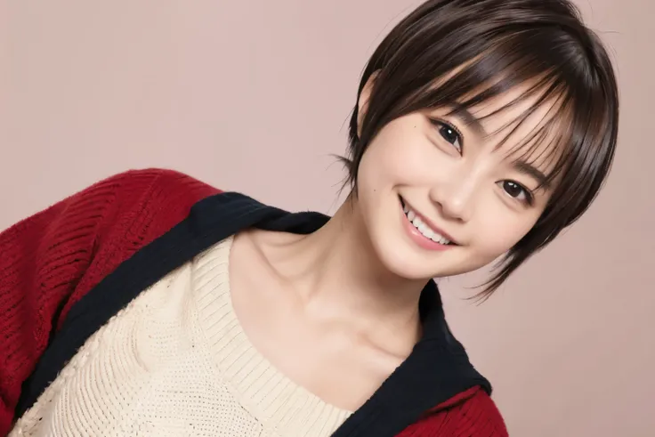 283 (20-year-old woman,short hair) , (Old-fashioned smile) , (Many colors) , (Waist belt)